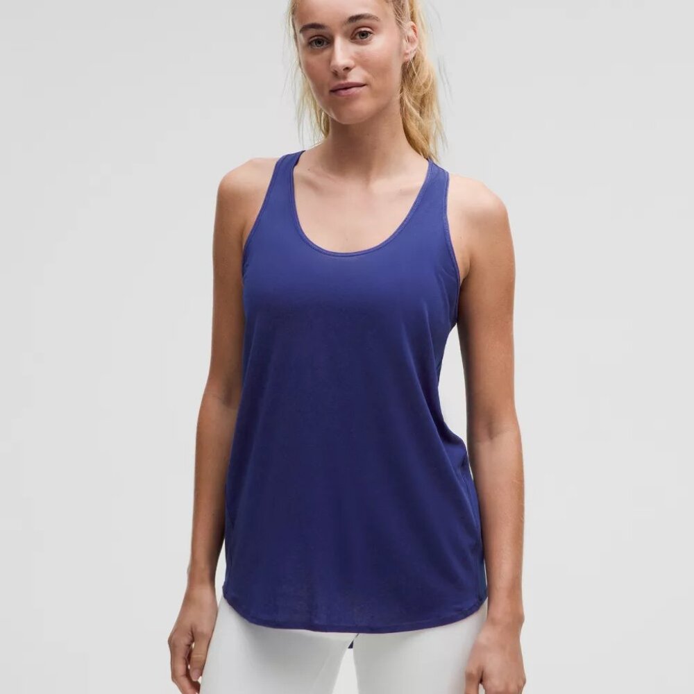 Lululemon Essencial Tank Top Blue